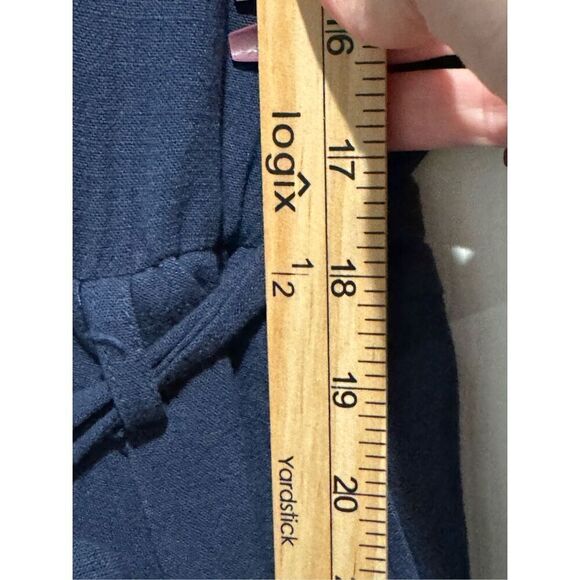 Gentle Fawn Linen Blend Nevada Summertime Ocean Waters Short Romper Size Small - Picture 9 of 13